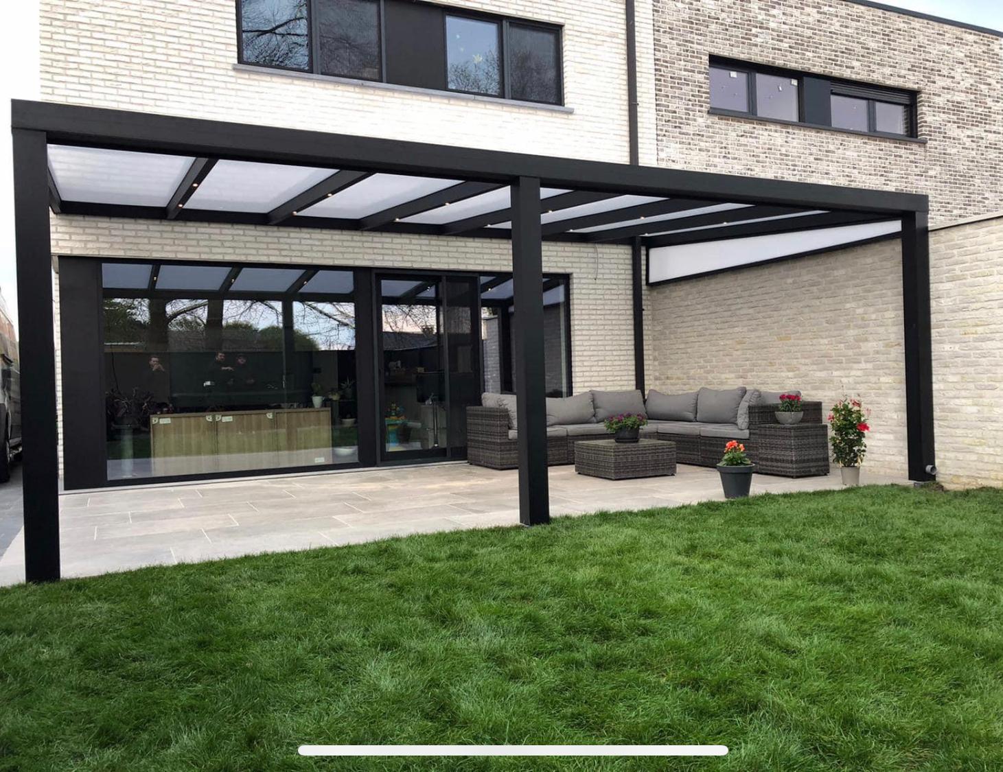 Pergola bioclimatique sur mesure en province de Luxembourg, Belgique - photo 4